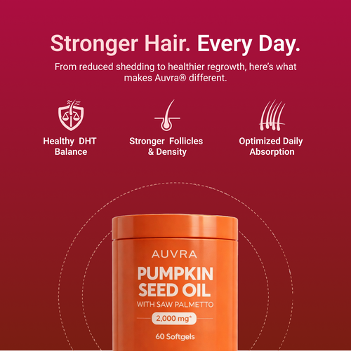 AUVRA®  Pumpkin Seed Oil Softgels