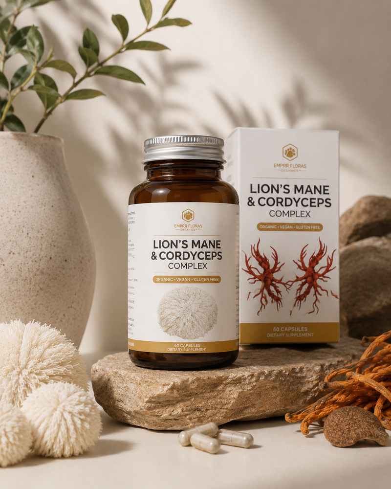 Lion's Mane & Cordyceps Complex bottle