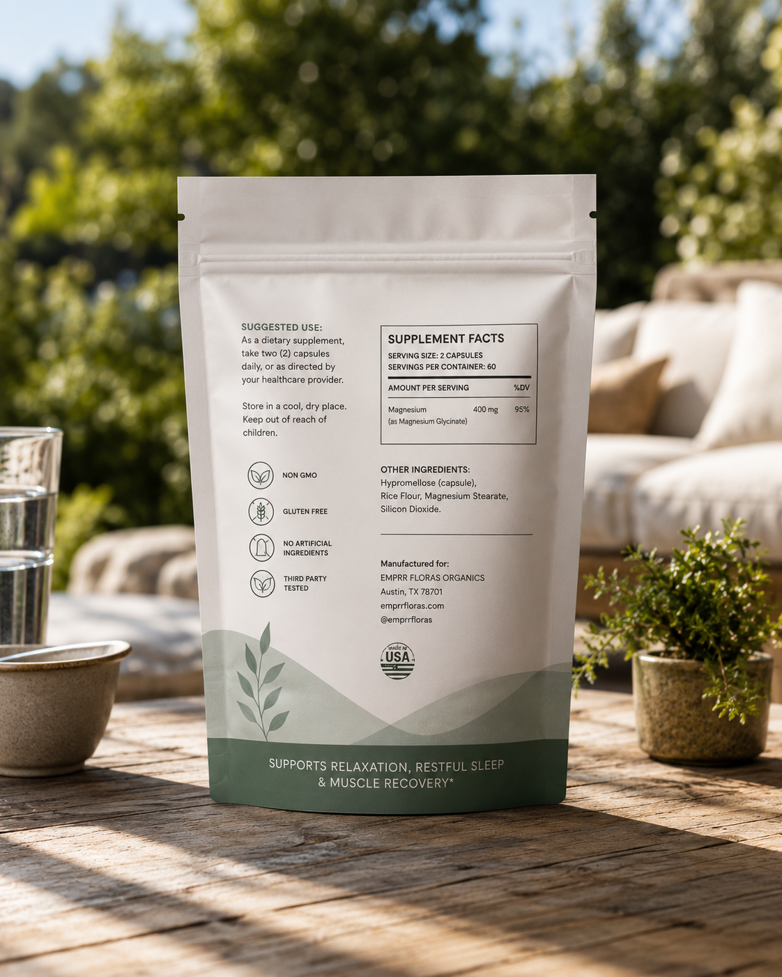 Magnesium Glycinate 400 mg